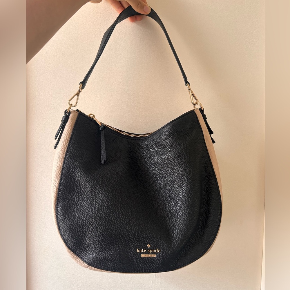 kate spade Black and Cream Bags